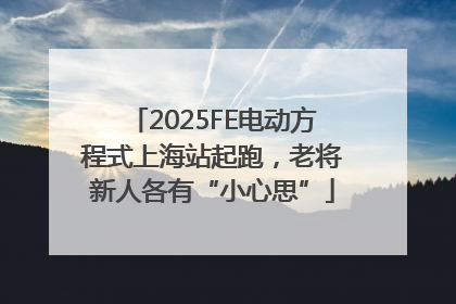 2025FE电动方程式上海站起跑，老将新人各有“小心思”